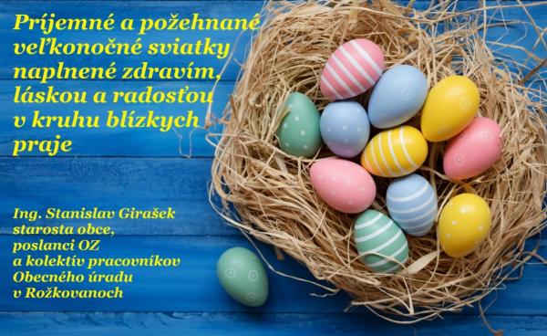 VEĽKONOČNÝ POZDRAV