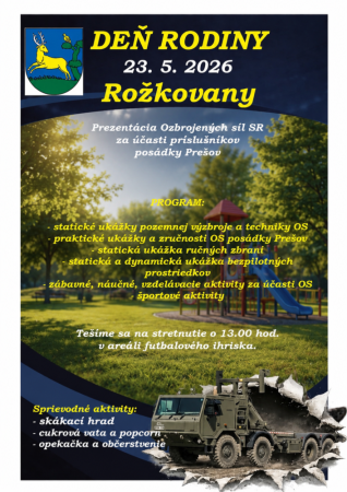 DEŇ RODINY - 23. 5. 2026
