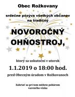 NOVOROČNÝ OHŇOSTROJ