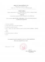 POZVÁNKA na 4. mimoriadne zasadnutie Obecného zastupiteľstva