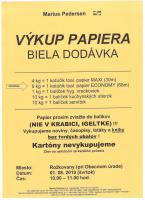 VÝKUP PAPIERA (Biela dodávka)