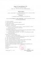 Pozvánka na 9. zasadnutie Obecného zastupiteľstva Obce Rožkovany