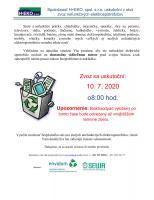 Spoločnosť H+EKO, spol. s. r. o. uskutoční v obci zvoz nefunkčných elektrospotrebičov
