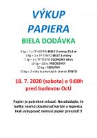 VÝKUP PAPIERA 