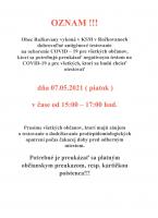 Dobrovoľné antigénové testovanie