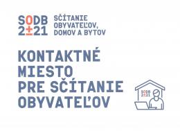 Kontaktné miesto pre sčítanie obyvateľov 