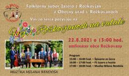 OZNAM Folklórnej speváckej skupiny JAZERO 
